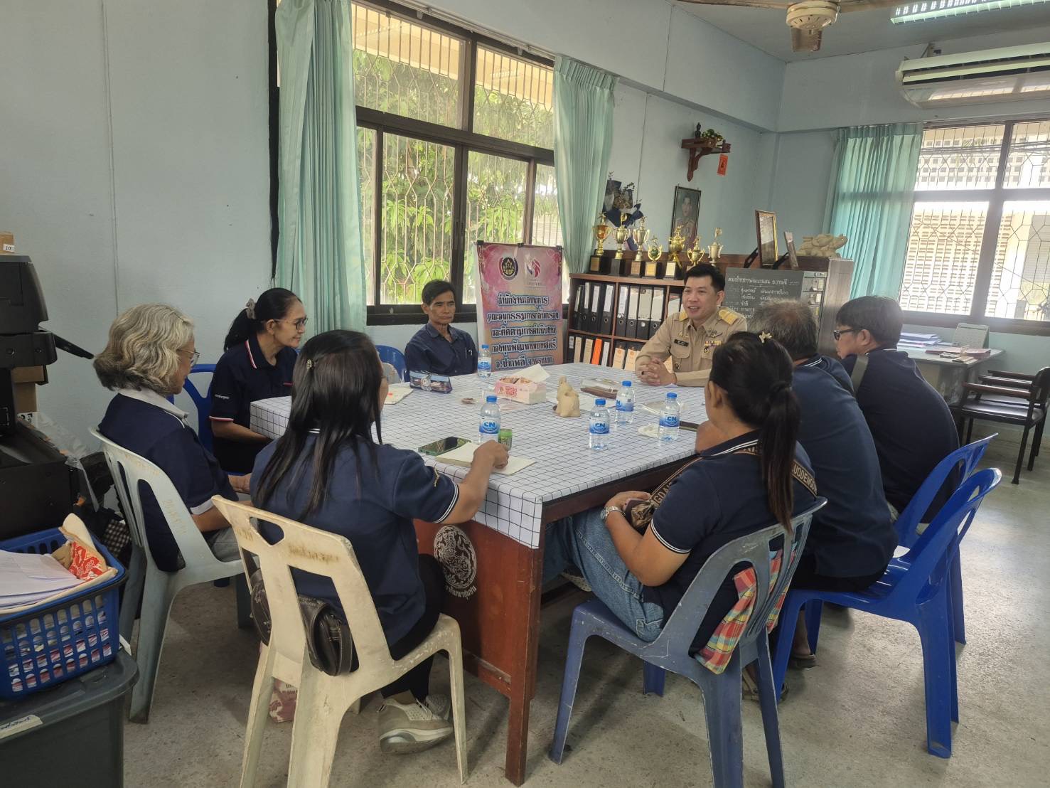 พช.ปากพลี ร่วมประชุมผู้นำอาสาพัฒนาชุมชนของอำเภอปากพลี ครั้งที่ 2/2568